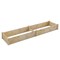 Natural Fir Wood Raised Garden Bed 95 Inch Outdoor Planter Box for Vegetables Herbs